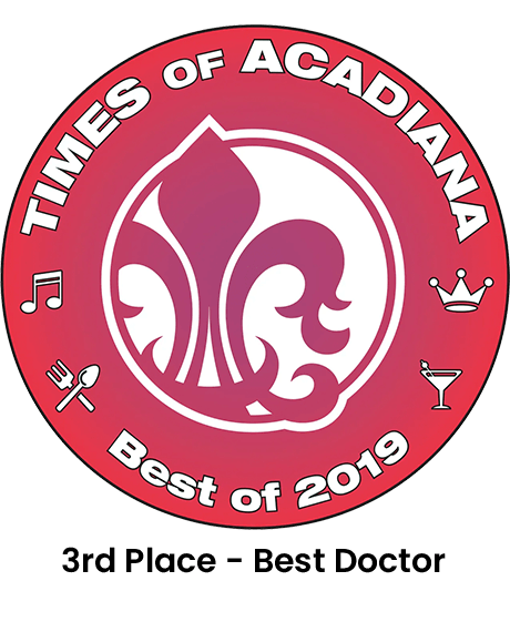 Times of Acadiana - Best of 2019 - 3rd Place - Best Doctor